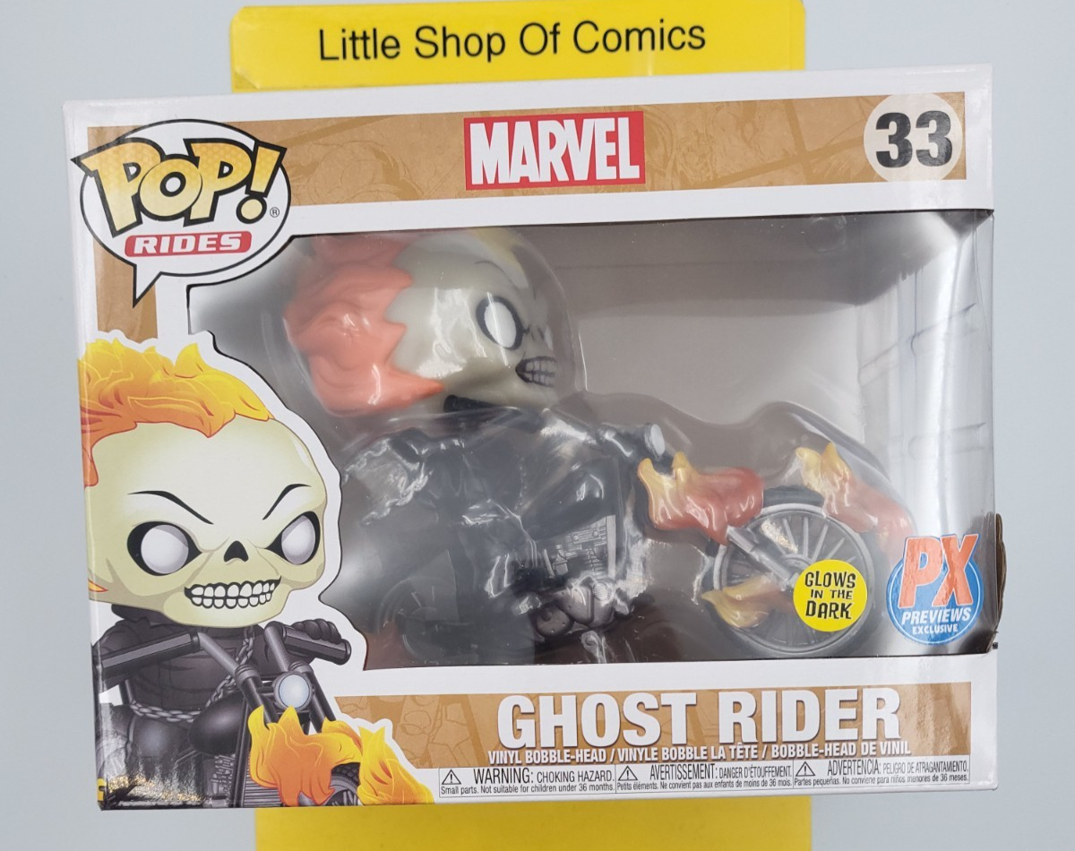Funko Pop! Rides: Marvel - Ghost Rider (Glow in the Dark