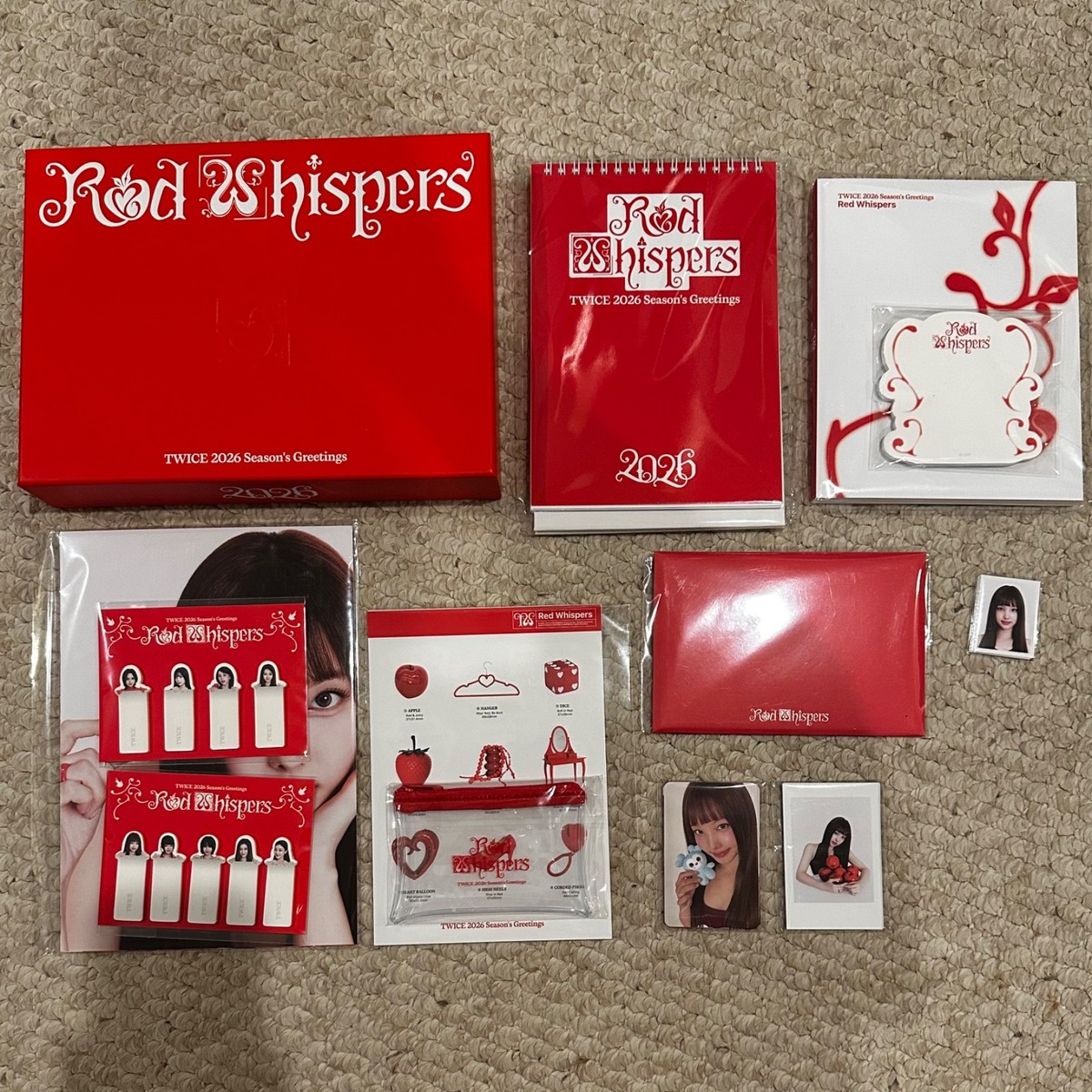 TWICE 2026 Season's Greetings 'RED WHISPERS' | eBay