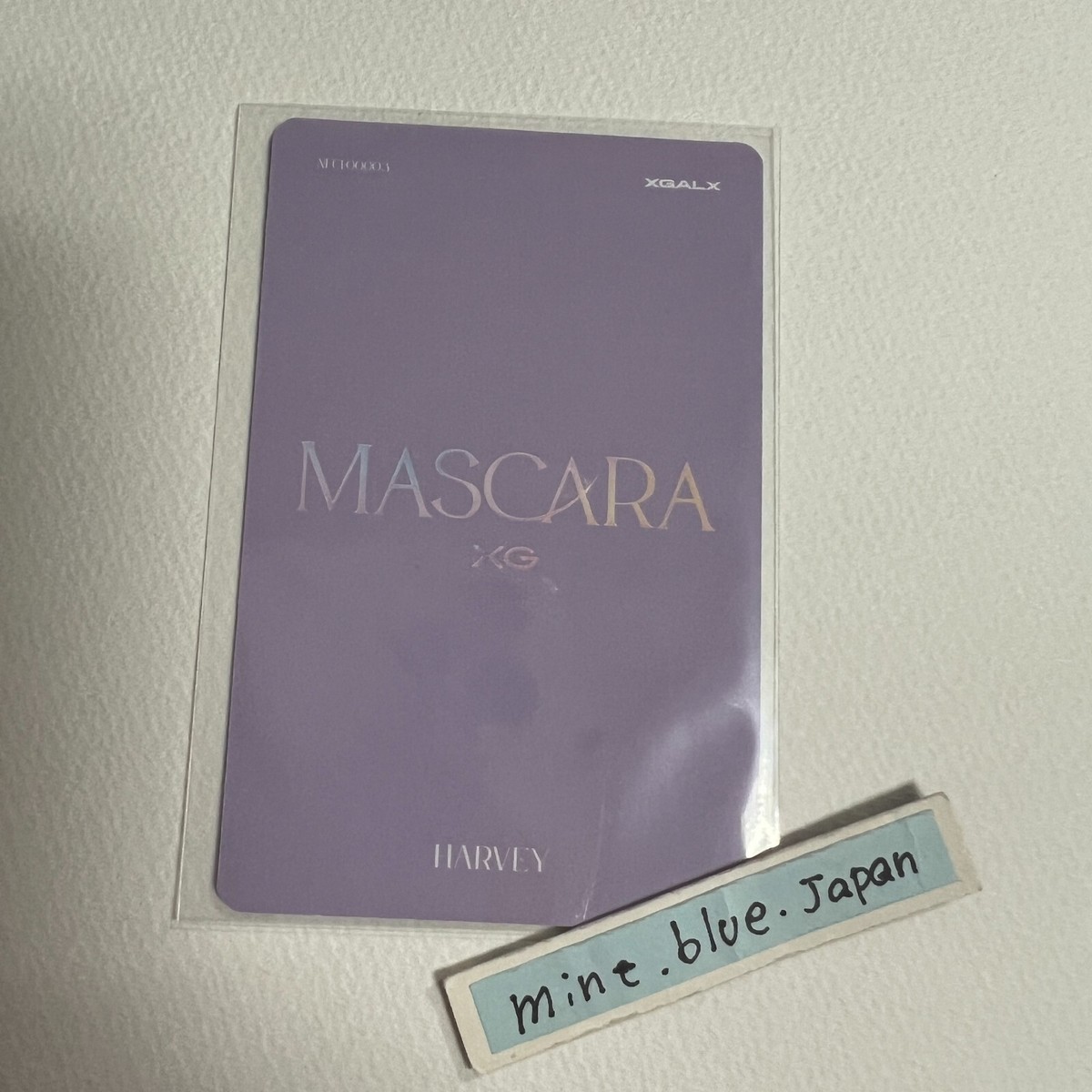XG HARVY 2nd Single Album MASCARA Official Photo Card very Rare | eBay