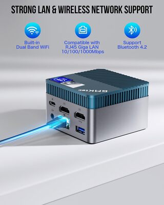 GMKtec Mini PC NucBox G5, Intel 12th Gen Alder Lake N97 (up to 3.6