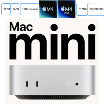 New 2024 Apple - Mac mini Desktop - M4 chip, Choose RAM, SSD | eBay
