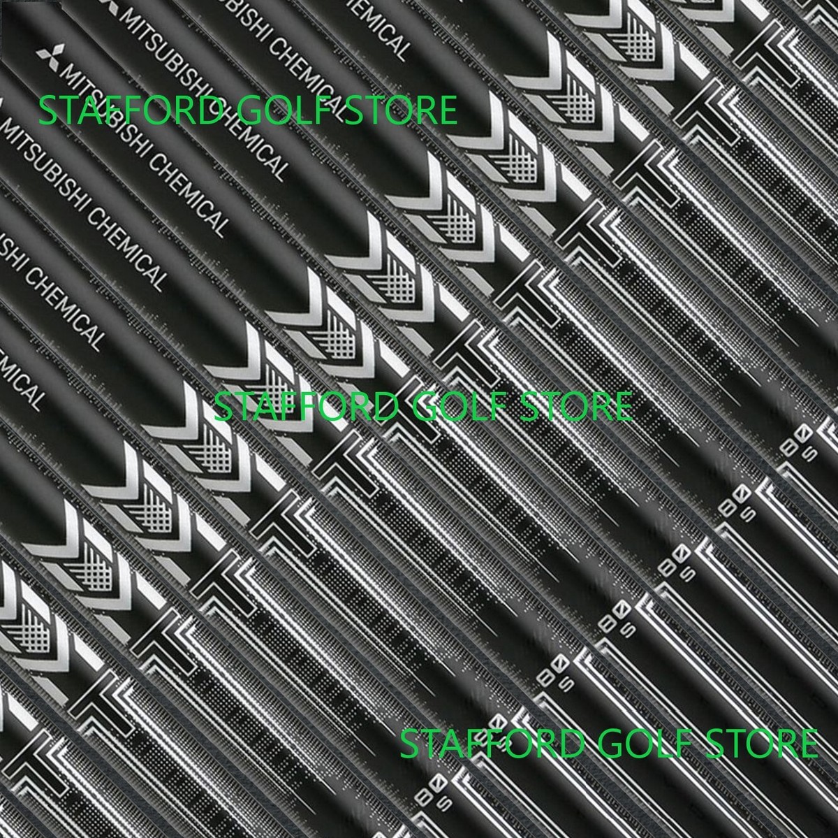 NEW Mitsubishi MMT Graphite Iron Shafts Set .370 Parallel Tip L/A