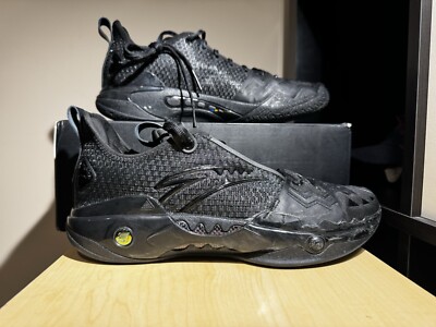 ANTA SHOCK WAVE 5 PRO KYRIE IRVING KAI DEBUT TRIPLE BLACK KNIGHT