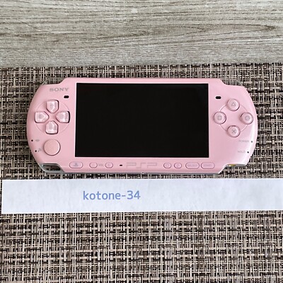 SONY PSP 3000 ZP Console Blossom Pink Playstation Portable Used