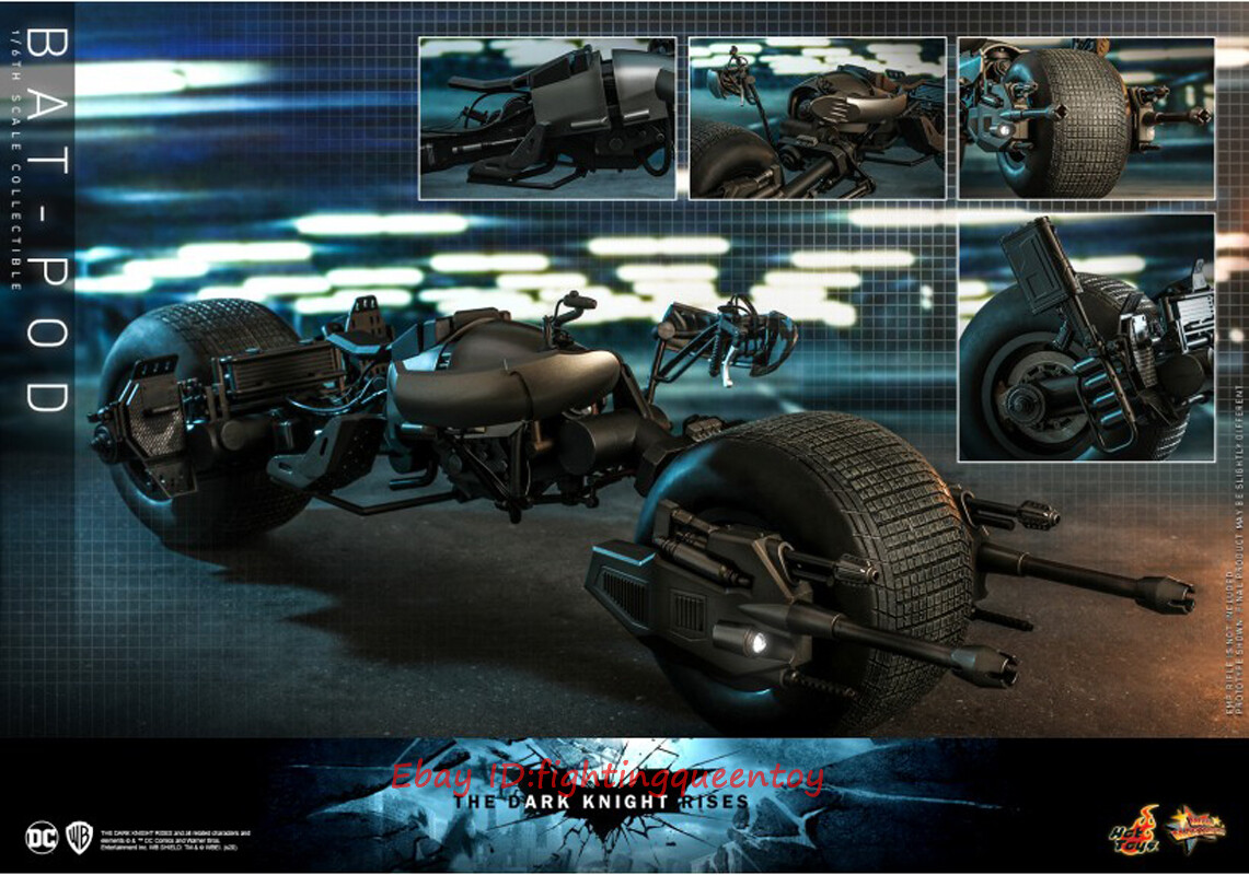 HOTTOYS MMS591 1/6 Bat-Pod Bat Motorcycle Batman The Dark Knight