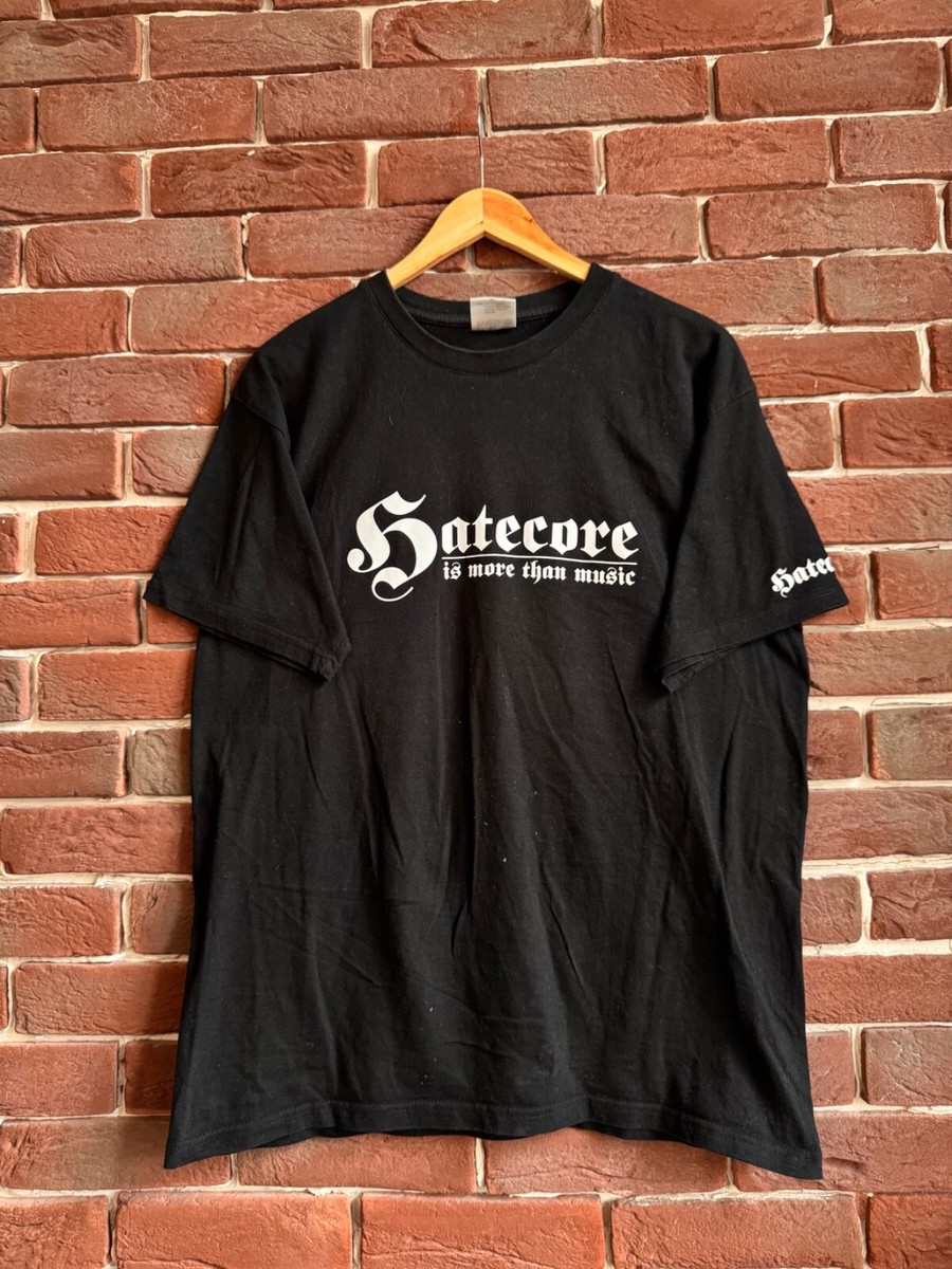 Rare Vintage 00s Hatecore Good Night Left Side Band tee M Black | eBay