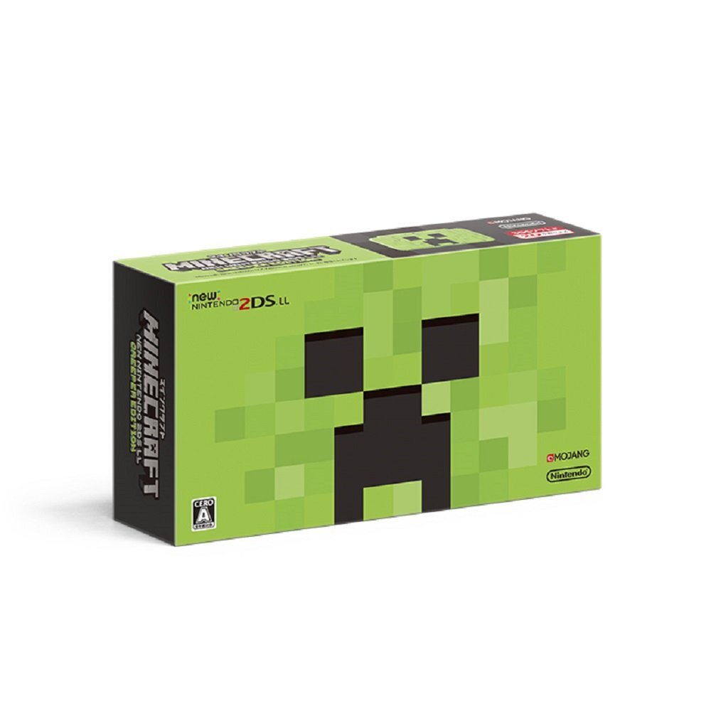 New Nintendo 2DS XL LL Minecraft Creeper Edition Console Japanese