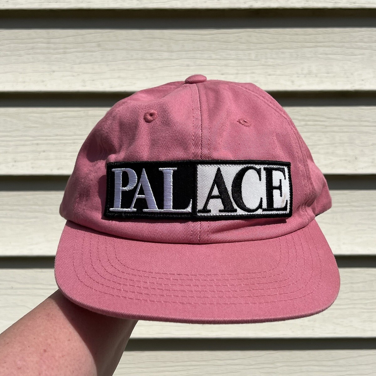 Palace Pink 6 Panel Snapback Hat | eBay
