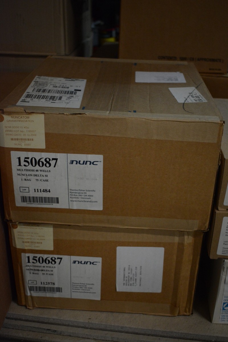 75pc NUNC Nunclon 48-Well x 0.5mL MultiDish Delta SI Culture