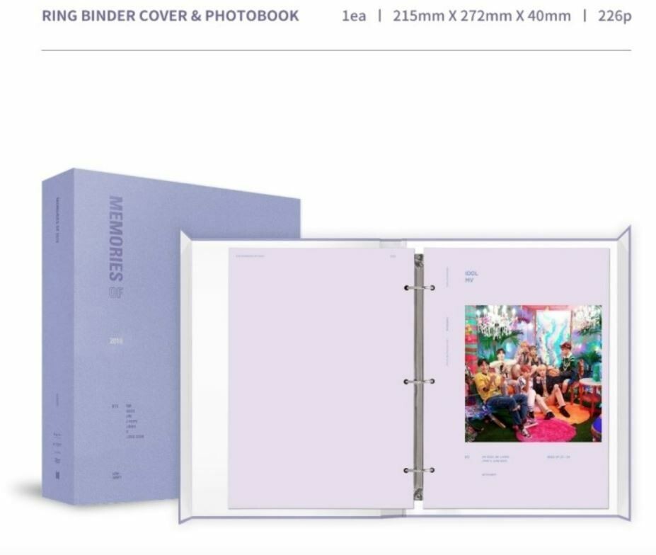 BTS Memories Of 2018 DVD + Photobook SET without Photocard +