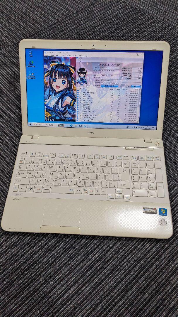NEC lavie LS150/H SSD 512GB Memory: 4GB H core i5 -3210M CPU