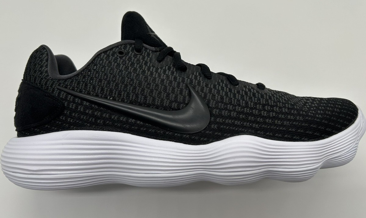 Nike Hyperdunk 2017 Men's 12 Low Basketball Shoes Black Silver