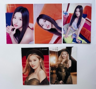 TWICE Sana Celebrate Random 5 Photocard Complete Set POP UP Japan