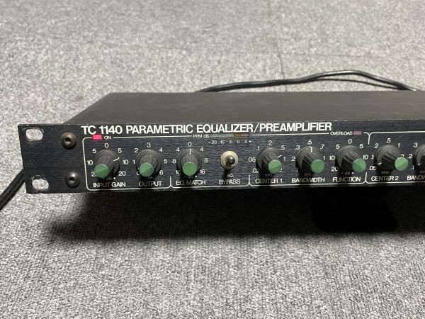TC Electronic TC1140 Parametric Equalizer Preamplifier Rack Mount