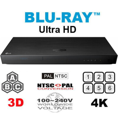 LG Region Free 4K UHD Blu Ray Player Multi Region Disc Player UBK