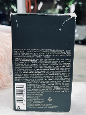 RALPH LAUREN POLO EDT 118ML SPRAY CODE 38S403 | eBay