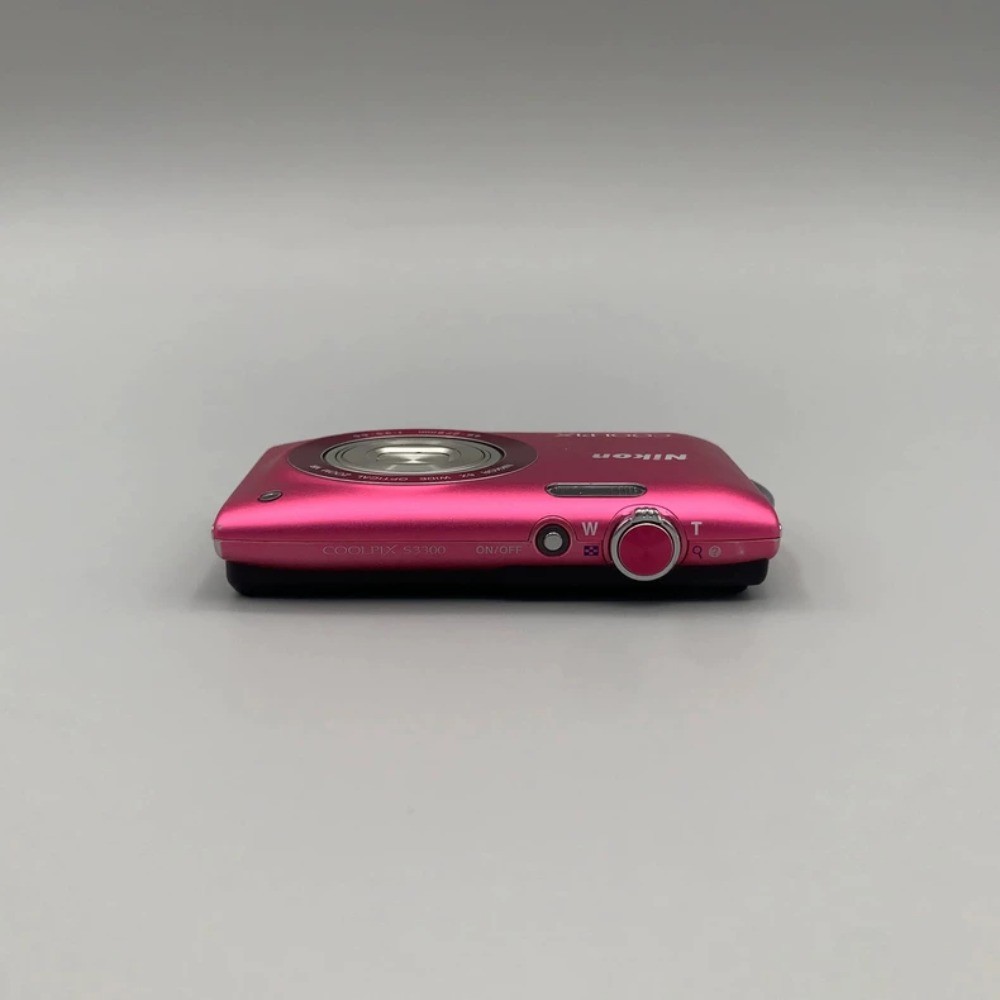 Nikon COOLPIX S3300 Strawberry Pink 6x Zoom 16.0MP Digital Camera