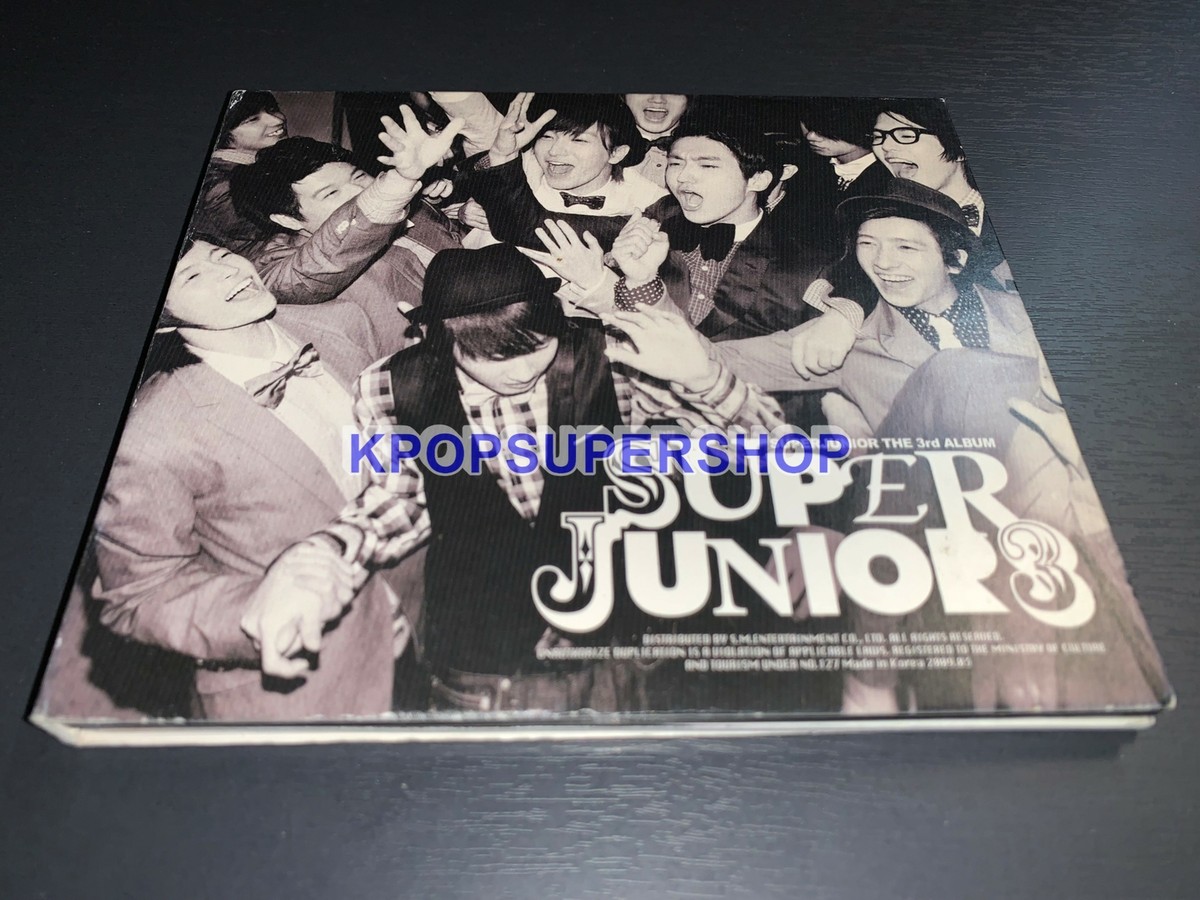 Super Junior 3rd Album Sorry Sorry Version B CD Good Condition