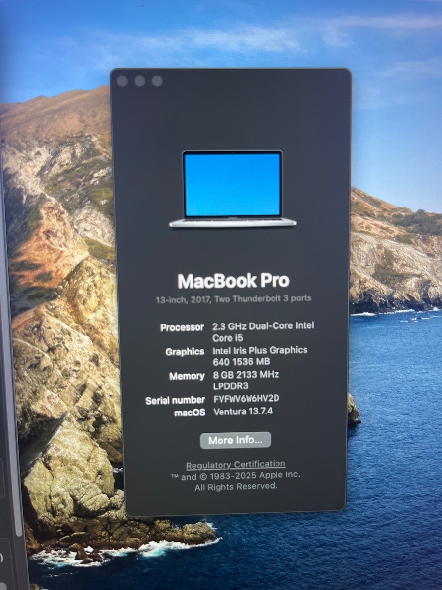 Apple MacBook Pro A1708 13.3