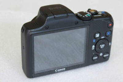 CANON PowerShot SX170 IS black compact digital camera Working w