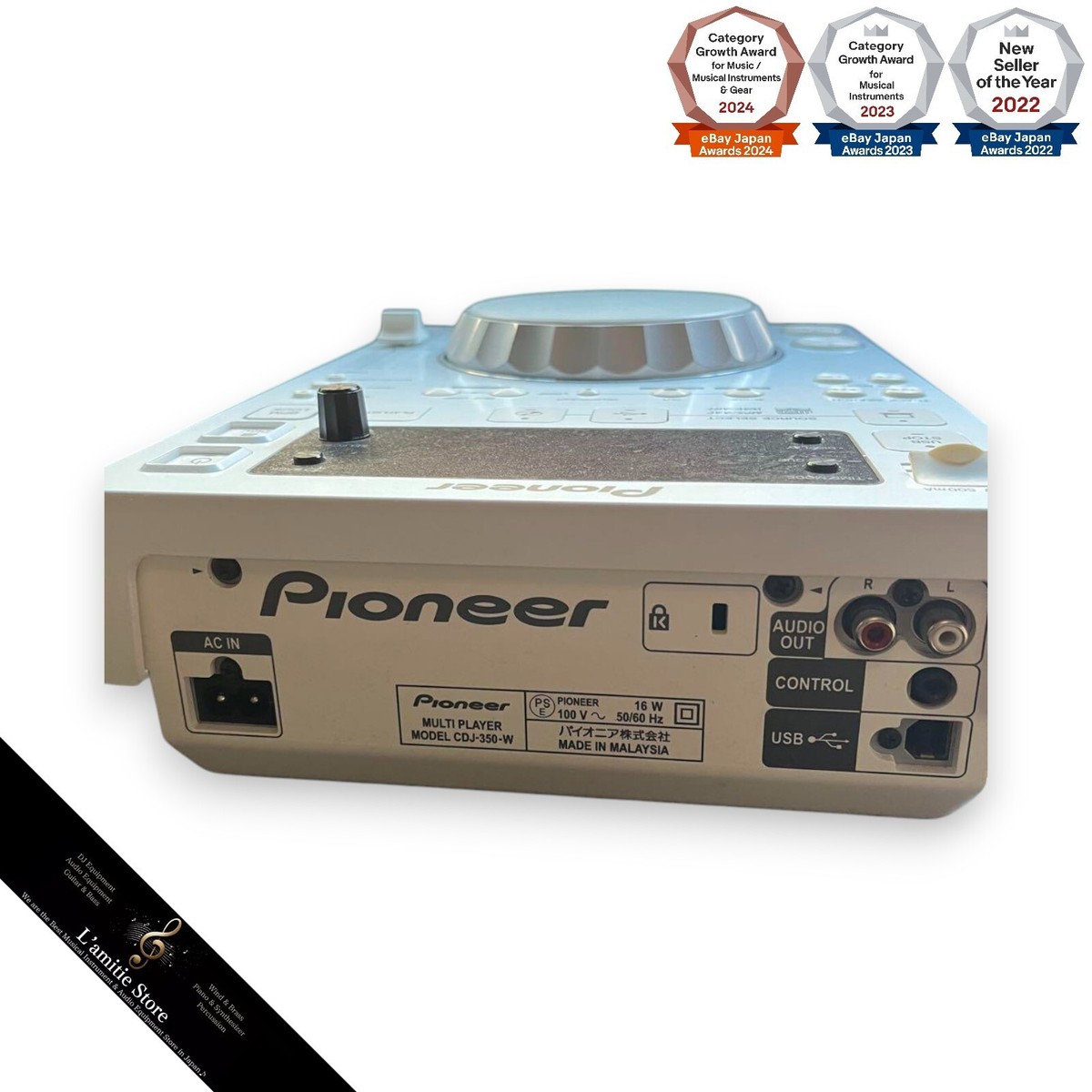 CDJ-350 white ジャンク pioneer CDJ-350 ターンテーブル ジャンク