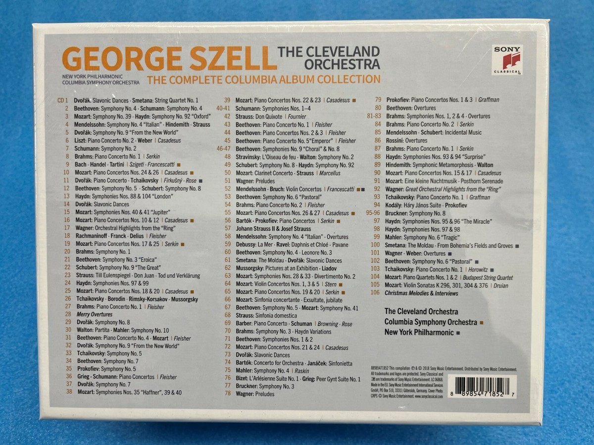 George Szell The Complete Columbia Album Collection Ltd 1st 106CD