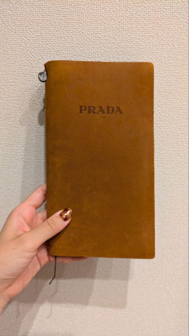 Prada × Traveler's Company Limited Note Book Leather Cover Regular