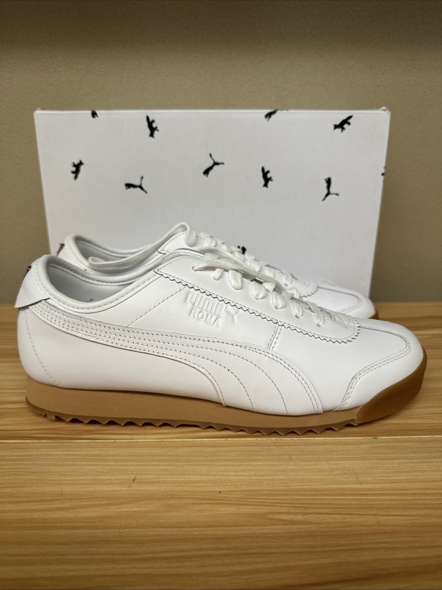 Puma x Maison Kitsune Roma White Gum Shoes Sneakers Men's Size 9