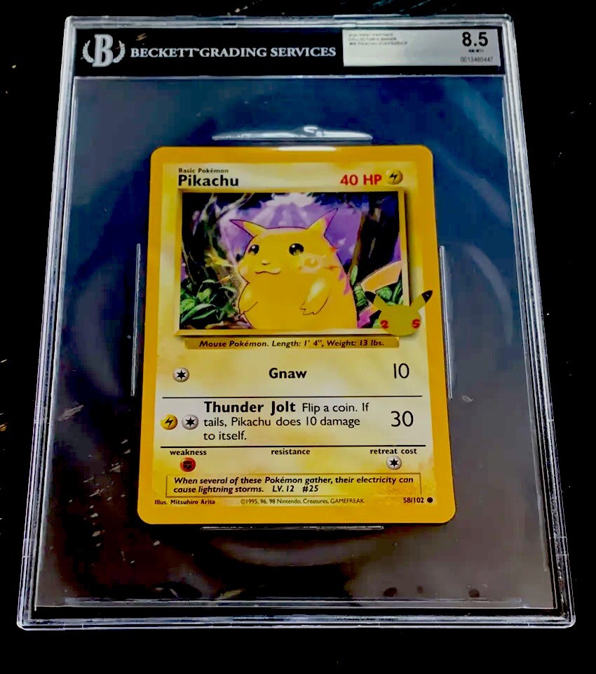 Pokémon PIKACHU Oversized Gamefreak Pack #58 Promo MT+ Graded