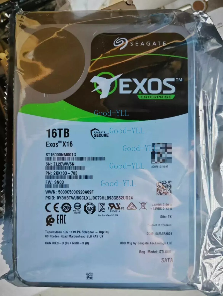 Seagate Exos X16 (7200RPM, 3.5