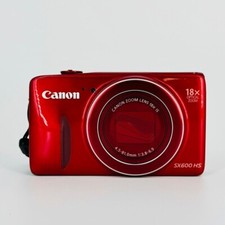 Canon PowerShot SX600 HS 16.0MP Digital Camera - Red for sale