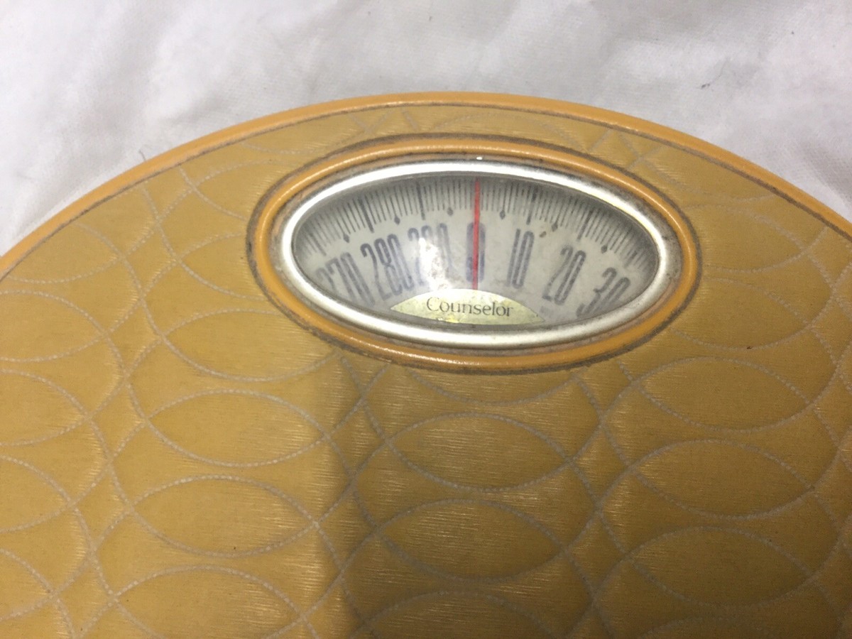 Vintage Counselor Scale -Gold— Up To 300 Lbs | eBay