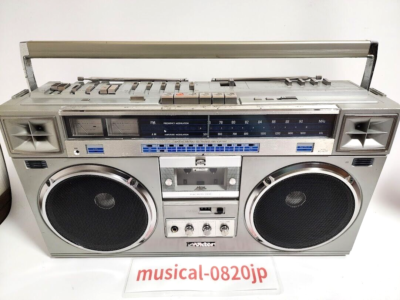 Victor RC-M70 AM FM Stereo Radio Cassette Recorder silver Retro