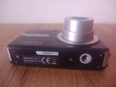 Pentax Optio E75 10.1 MP Compact Digital Camera. Black. Tested | eBay