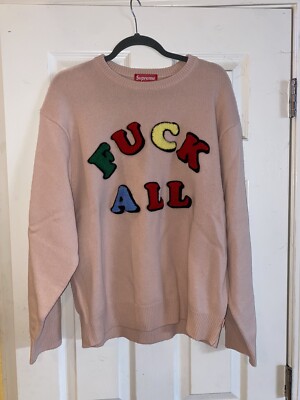 Supreme Jamie Reid sweater fuck off xl Buy Supreme x Jamie Reid