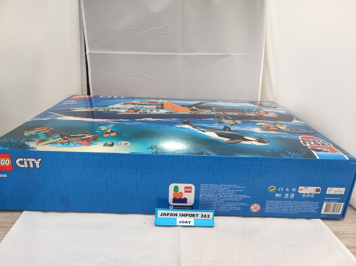 LEGO City 60368 Arctic Exploration Ship Toy Building Blocks | eBay