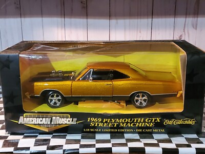 Ertl American Muscle 1969 Plymouth GTX Street Machine 1:18 Scale