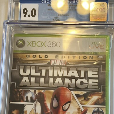 BRAND NEW Marvel: Ultimate Alliance Gold Edition CGC 9.0 A+ Xbox