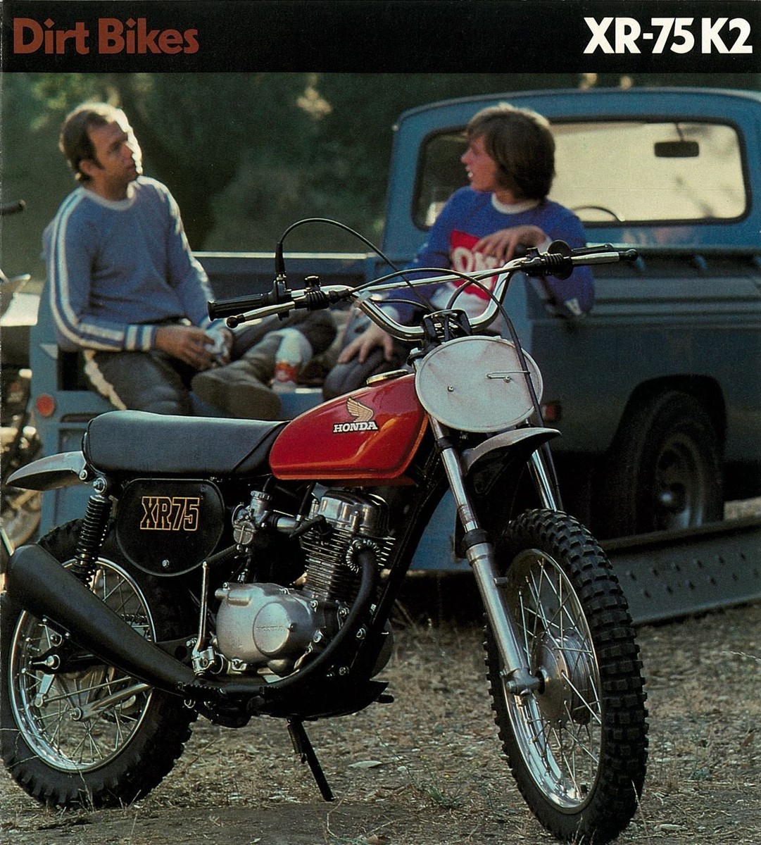 HONDA Brochure XR75 K2 1975 Sales Catalog REPRO XR75K2 | eBay