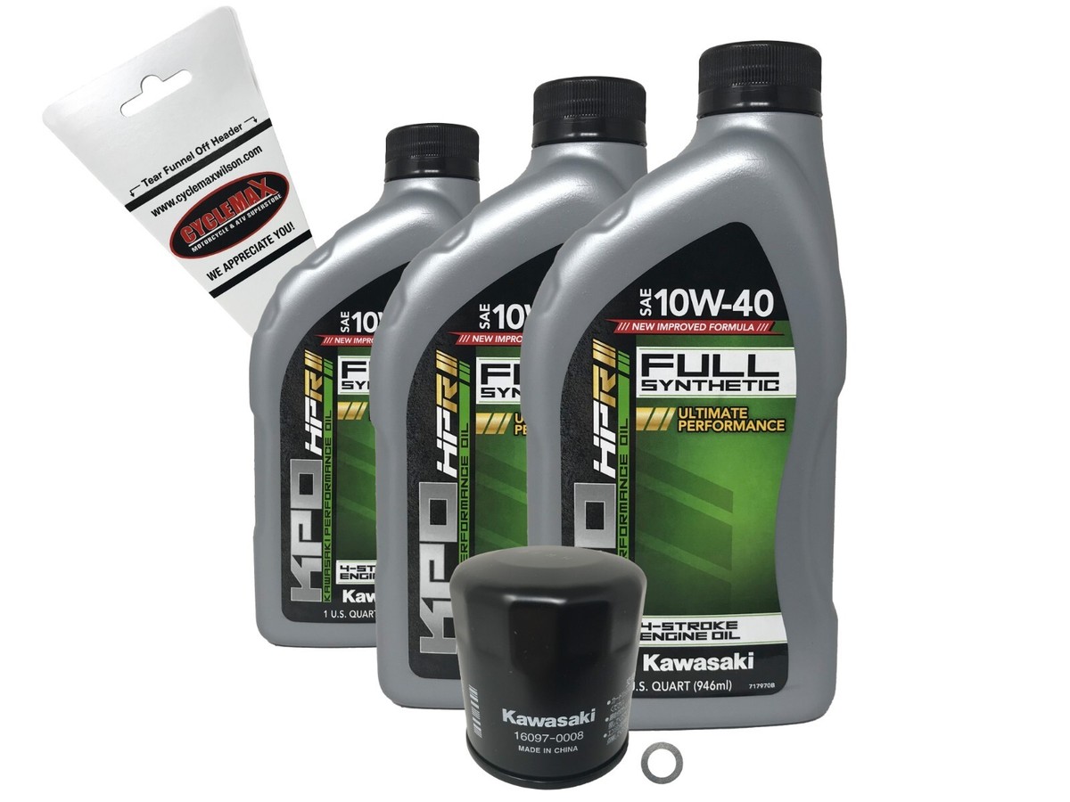 Genuine OEM 2023 Kawasaki Ninja ZX-4RR ZX400 Full Synthetic Oil
