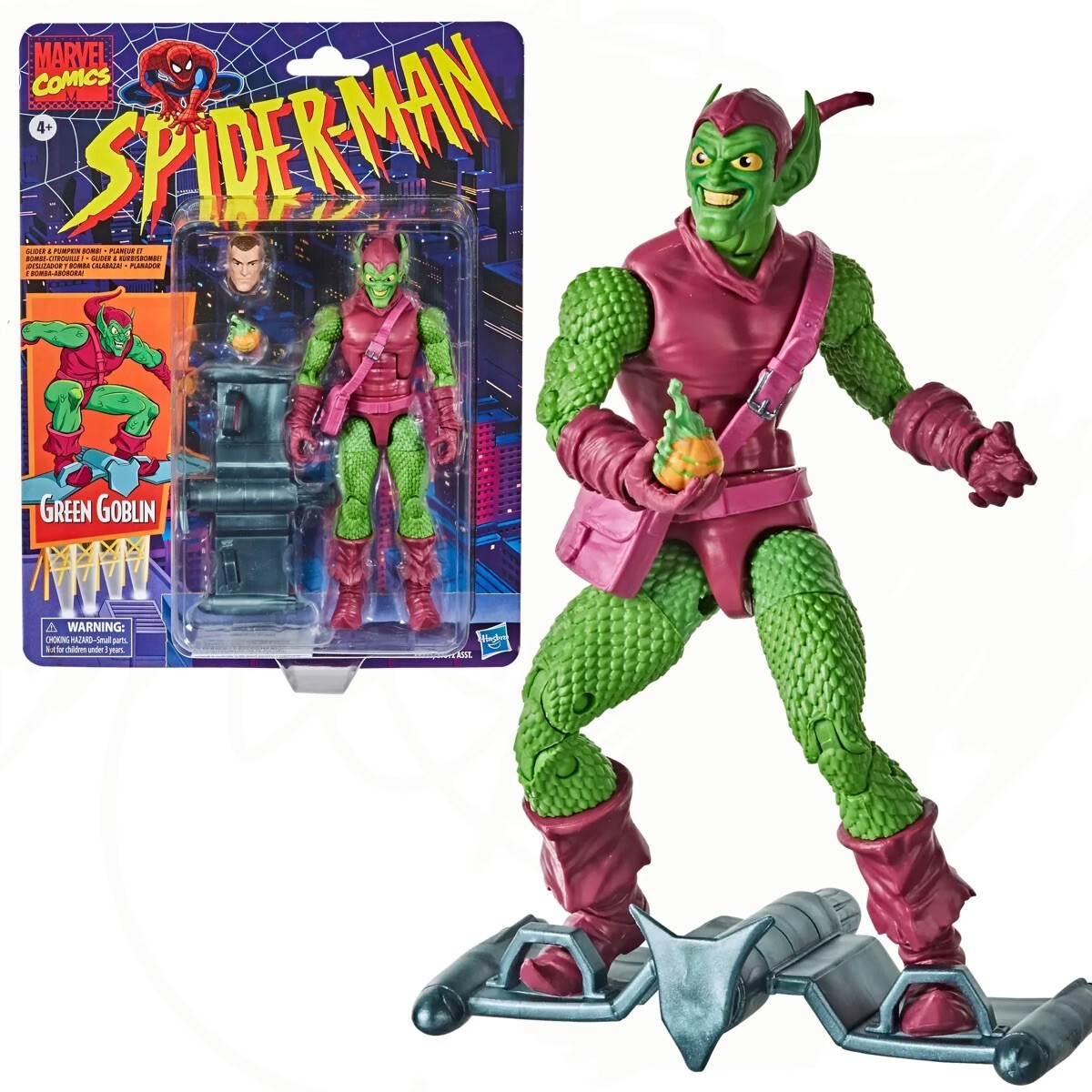 2020 Marvel Legends Retro Spider-Man GREEN GOBLIN 6
