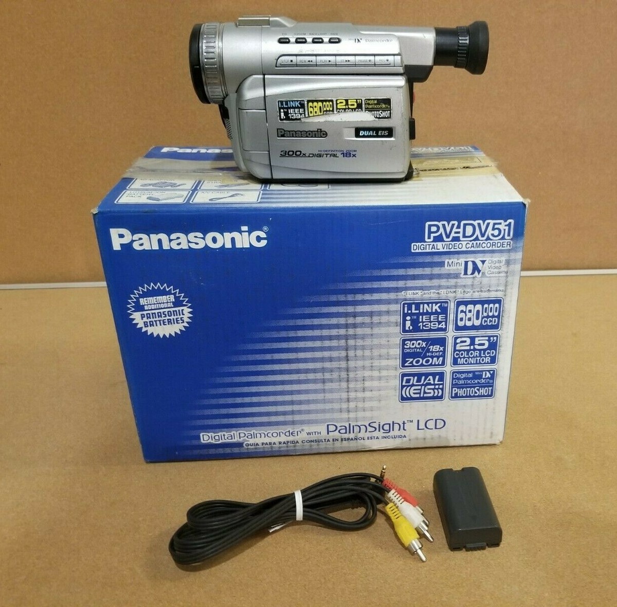 Panasonic PV-DV51 Camcorder 300x Digital 18x Optical Zoom Parts