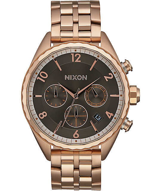 NIXON Minx Chrono Women's Watch - A993 2046, All Rose Gold