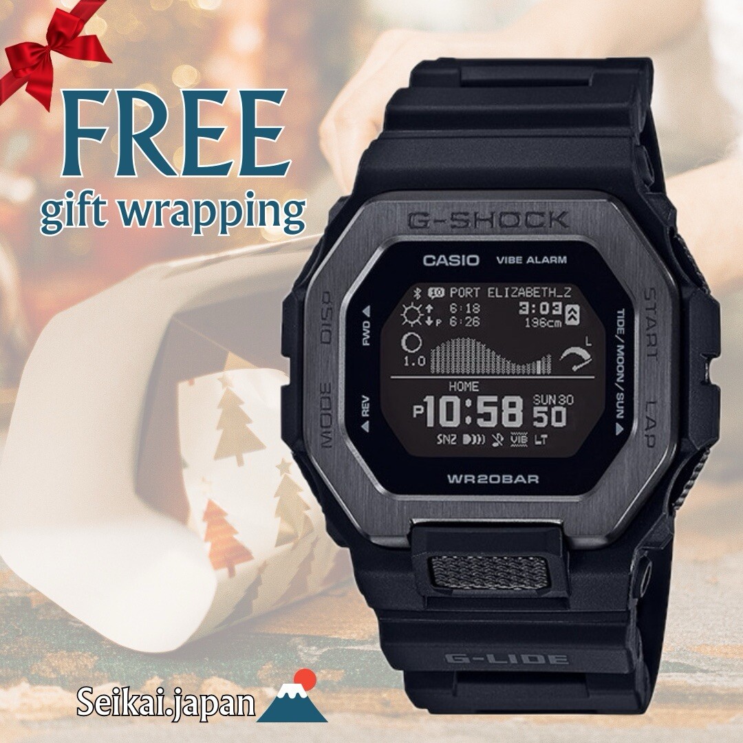 CASIO G-LIDE GBX-100NS-1JF Black Digital Quartz Men's Watch NEW