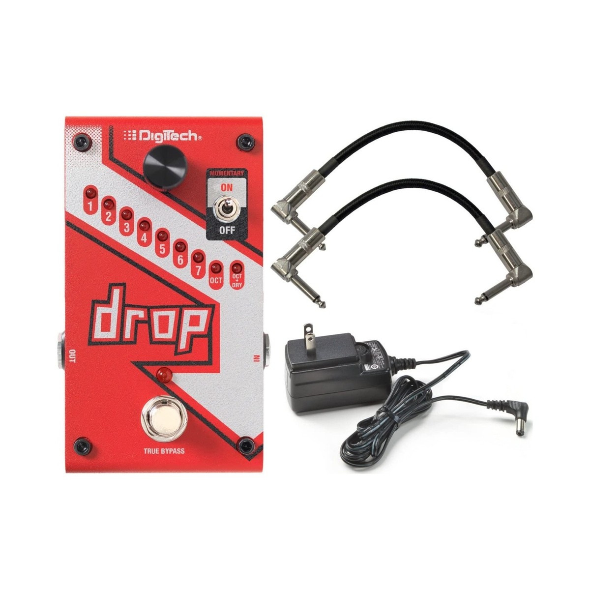 Digitech DROP Compact Polyphonic Drop Tune Pitch Shift Pedal with