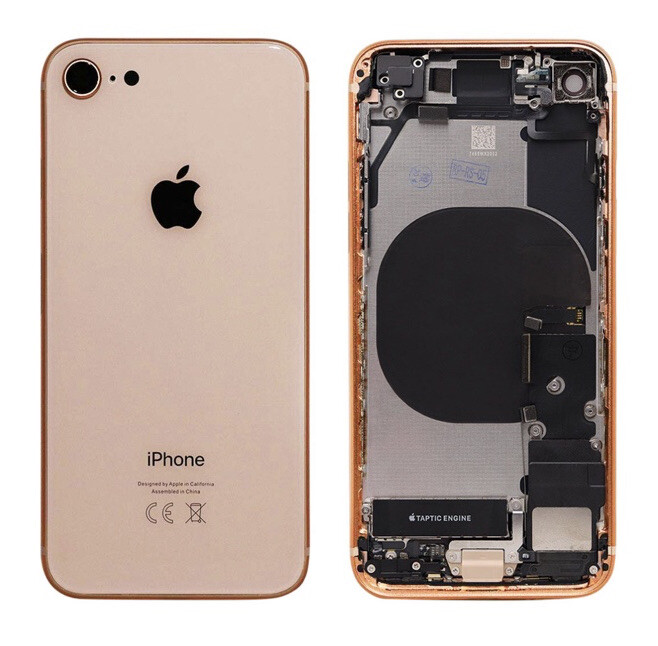 iPhone 8 back housing Replacement frame Rose Gold Original Pull