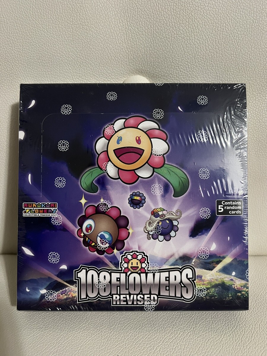 Murakami 108 Flowers Revised Collectible Trading Cards sealed BOX