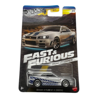 Hot Wheels Premium Fast Imports 3/5 Nissan Skyline GT-R (BNR34) 1