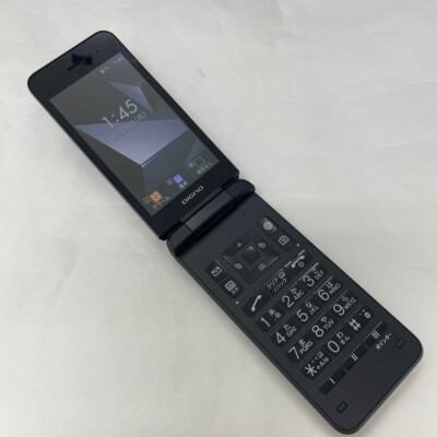 KYOCERA A202KC DIGNO KEITAI 4 FLIP PHONE ANDROID Black unlocked