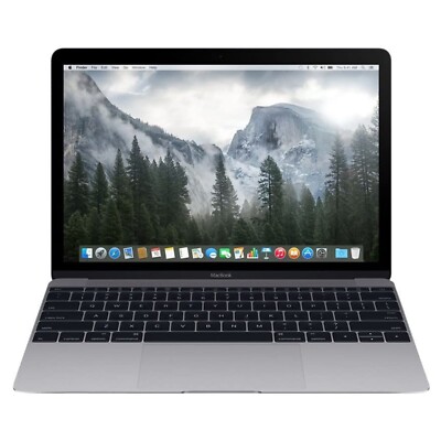 Apple MacBook 12'' 256 GB Space Gray Laptop - MLH72LL/A (April